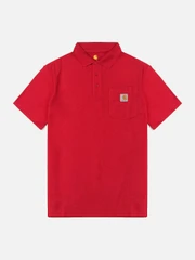 (K570) 포켓 카라 반팔티 RED